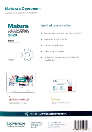 Matura 2020 Fizyka Vademecum zakres rozszerzony - Izabela Chełmińska, Lech Falandysz [KSIĄŻKA]