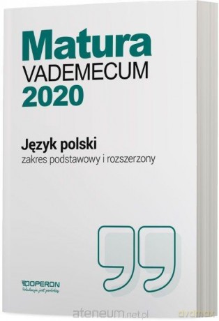 Matura 2020 Język Polski Vademecum zakres podstawowy i rozszerzony - Donata Dominik-Stawicka [KSIĄŻKA]