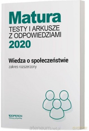 Matura 2020 WOS Testy i arkusze zakres rozszerzony [KSIĄŻKA]