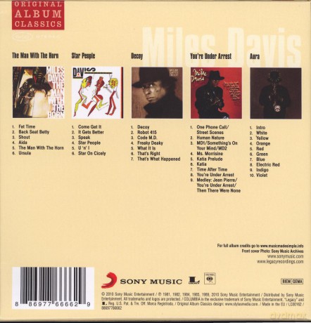 Miles Davis: Original Album Classics [5CD]