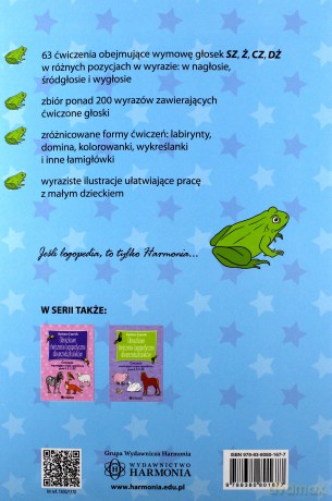 Obrazkowe ćwiczenie log. dla przedszkolaków. Sz,ż,cz,dż - Barbara Czarnik [KSIĄŻKA]