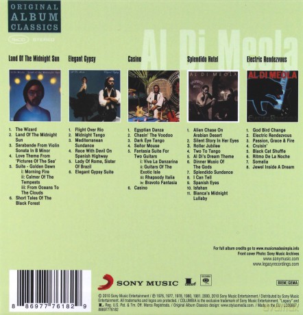 Al DiMeola: Original Album Classics [BOX] [5CD]