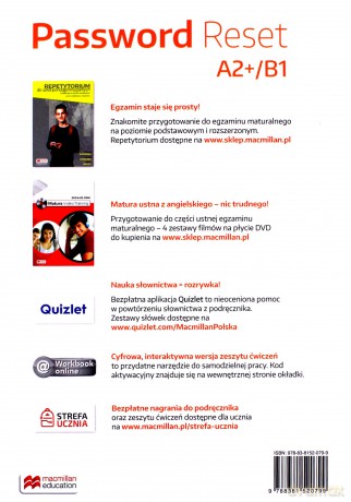 Password Reset A2 + /B1 ćwiczenie - Karolina Kotorowicz-Jasińska, Joanna Sobierska [KSIĄŻKA]