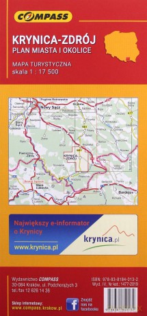 Plan - Krynica-Zdrój i okolice 1:17 500