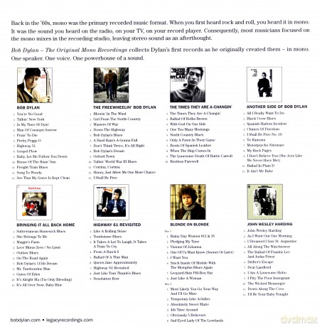 Bob Dylan: The Complete Original Mono Recordings [9CD]