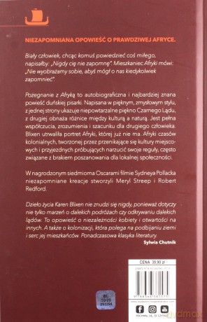 Pożegnanie z Afryką - Karen Blixen [KSIĄŻKA]
