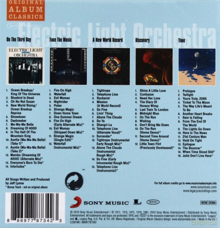 Electric Light Orchestra: Original Album Classics [BOX] [5CD]