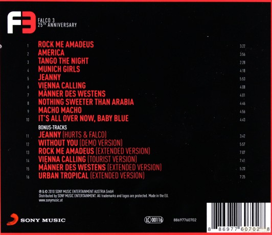 Falco: Falco 3 25th Anniversary Edition [CD]