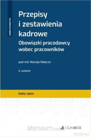 Przepisy i zestawienia kadrowe - Maciej Nałęcz [KSIĄŻKA]