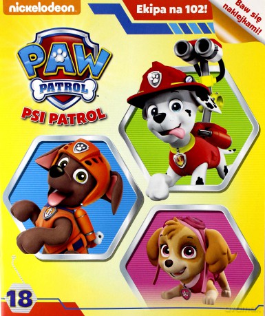 Psi Patrol. Zestaw 2 książek + pieczątka [KSIĄŻKA]