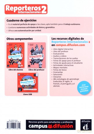 Reporteros Internacional 2 ćwiczenia [KSIĄŻKA]