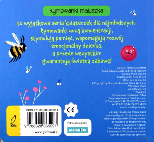 Rymownki maluszka. Lata osa koło nosa [KSIĄŻKA]