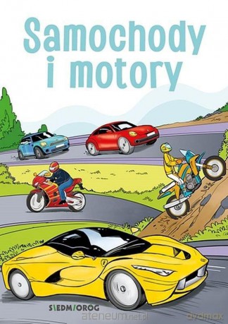 Samochody i motory - kolorowanka edukacyjna [KSIĄŻKA]