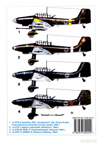 Samolot bombowy Junkers Ju 87D-H - Wiesław Bączkowski [KSIĄŻKA]
