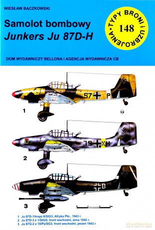 Samolot bombowy Junkers Ju 87D-H - Wiesław Bączkowski [KSIĄŻKA]