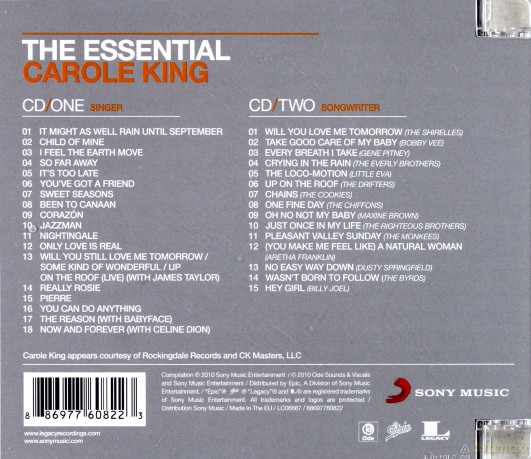 Carole King: The Essential Carole King [2CD]