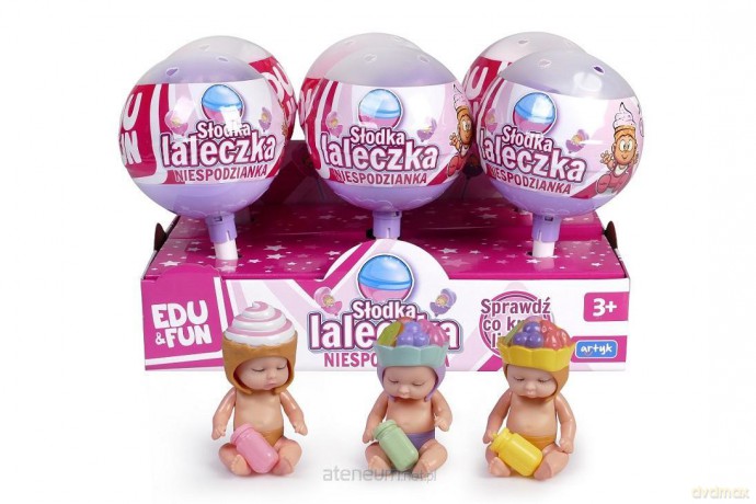 Słodka laleczka niespodzianka Edu&Fun [FIGURKA]