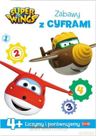 Super Wings. Zabawy z Cyframi 4 + [KSIĄŻKA]