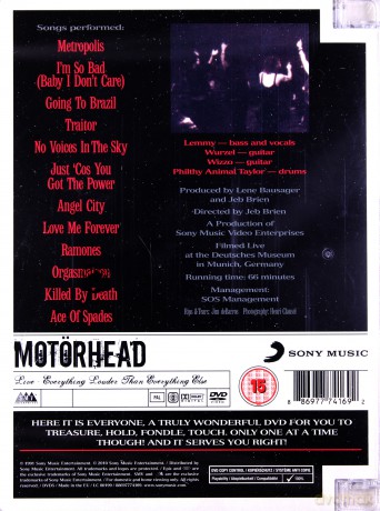 Motorhead: Motorhead Live: Everything Louder Than Everything Else Visual Milestones [DVD]