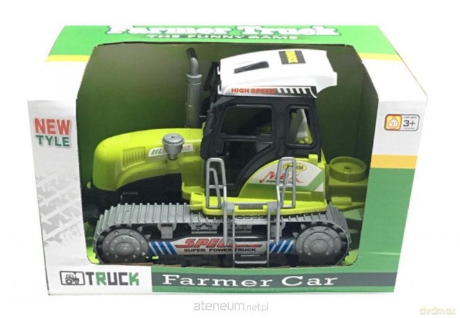 Traktor 21 cm na gąsienicach w pudełku