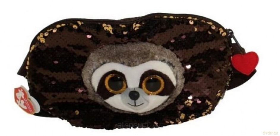 Ty Fashion - cekinowa torba nerka Leniwiec