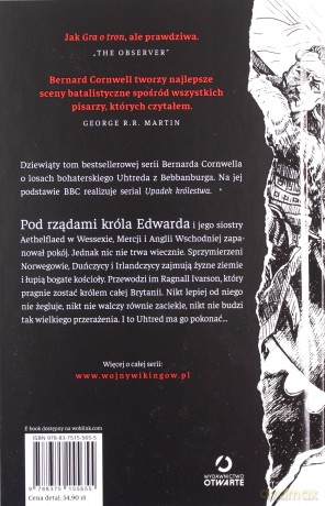 Wojny Wikingów T.9 Wojownicy burzy - Bernard Cornwell [KSIĄŻKA]