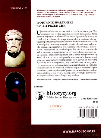 Wojownik spartański 735-331 przed Chrystusem - Duncan B. Campbell [KSIĄŻKA]