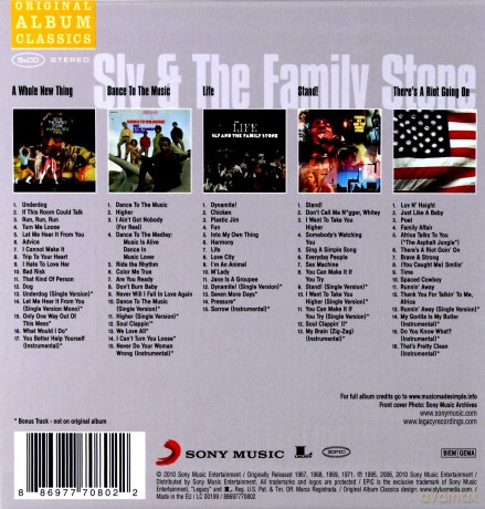 Sly & The Family Stone: Original Album Classics [BOX] [5CD]
