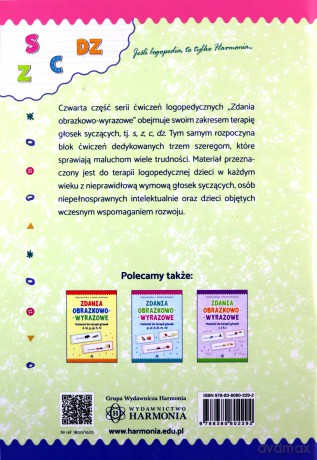 Zdania obrazkowo-wyrazowe - s, z, c, dz - Małgorzata Kobus, Marzena Polinkiewicz [KSIĄŻKA]
