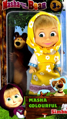 Masza kolorowa żółta