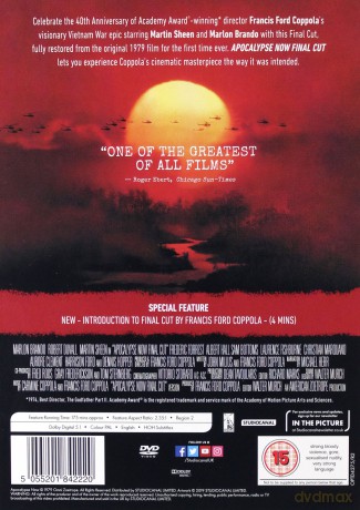 Apocalypse Now: The Final Cut [DVD]