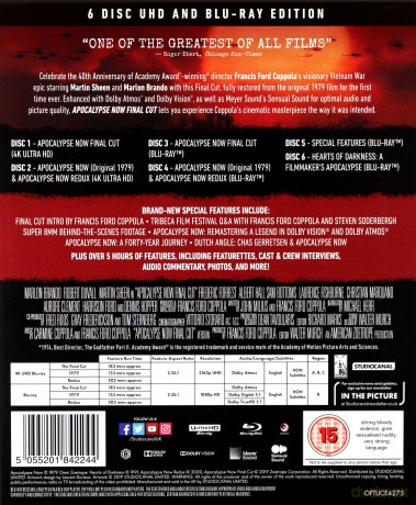 Apocalypse Now: The Final Cut - Collector's Edition (Czas Apokalipsy) [2xBlu-Ray 4K]+[4xBlu-Ray]