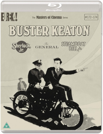 Buster Keaton: Sherlock Jr.. The General And Steamboat Bill. Jr. (Młody Sherlock Holmes / Generał / Marynarz słodkich wód) [3xBlu-Ray]