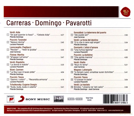 Pavarotti - Domingo - Carreras: The Best of the 3 Tenors [CD]