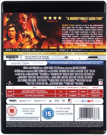 Hellboy [Blu-Ray 4K]+[Blu-Ray]