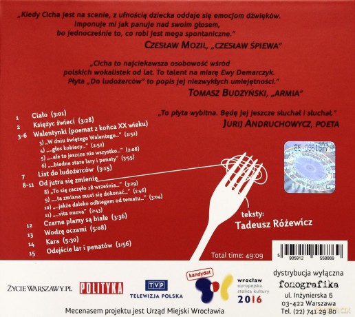 Karolina Cicha: Do Ludożerców (digipack) [CD]