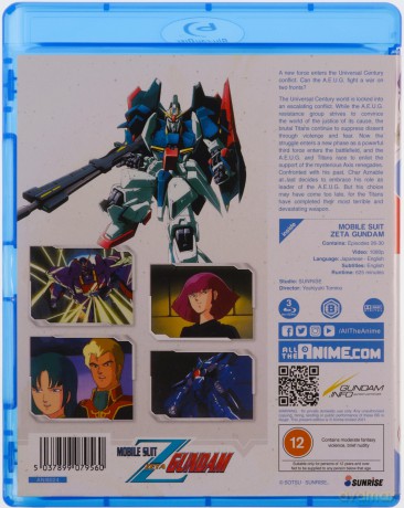 Mobile Suit Zeta Gundam Part 2 [3xBlu-Ray]