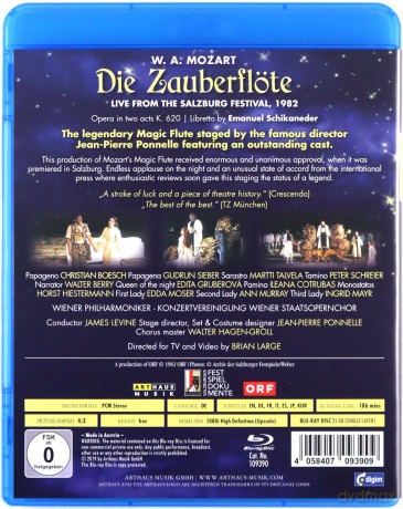 Mozart - Die Zauberflote [Blu-Ray]