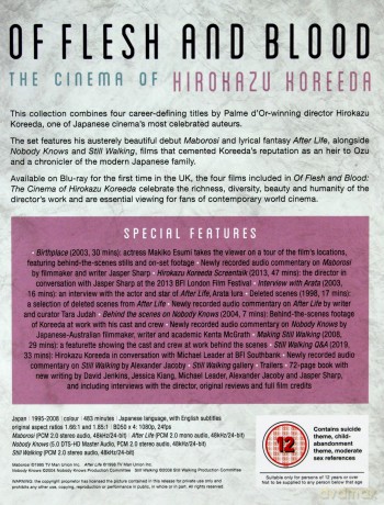 Of Flesh And Blood: The Cinema Of Hirokazu Kore-Eda [4xBlu-Ray]