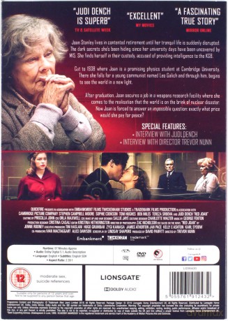 Red Joan (Tajemnice Joan) [DVD]