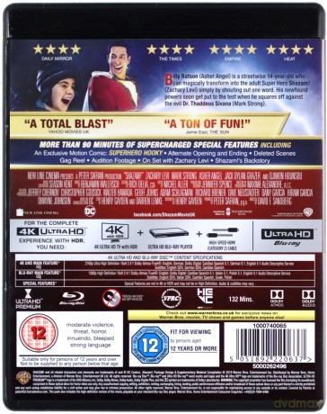Shazam! [Blu-Ray 4K]+[Blu-Ray]