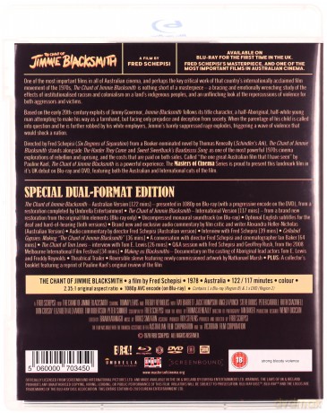 The Chant Of Jimmie Blacksmith (Pieśń Jimmiego Blacksmitha) [Blu-Ray]+[DVD]
