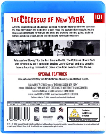 The Colossus Of New York [Blu-Ray]