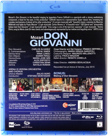 Wolfgang Amadeus Mozart: Don Giovanni [Blu-Ray]+[DVD]