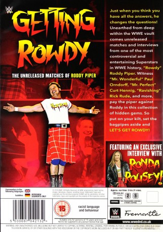 WWE: Getting Rowdy - The Unreleased Matches Of Roddy Piper [2DVD]