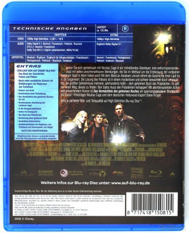 Skarb narodów: Księga tajemnic (Disney) [Blu-Ray]