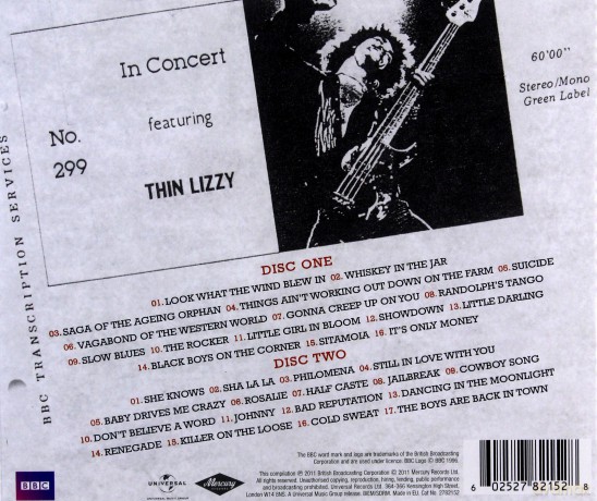Thin Lizzy: At The Bbc [2CD]