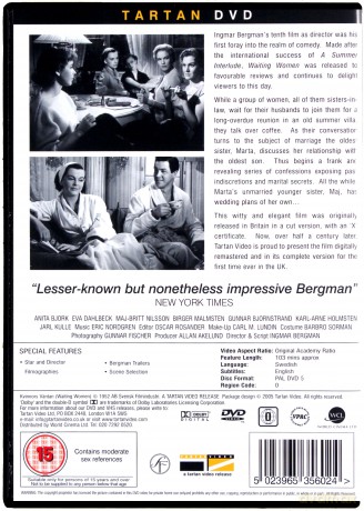 Bergman Collection The Waiting Women (Kobiety czekają) [DVD]
