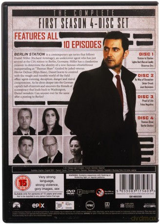 Berlin Station - Season 1 Complete (Stacja Berlin) [4DVD]
