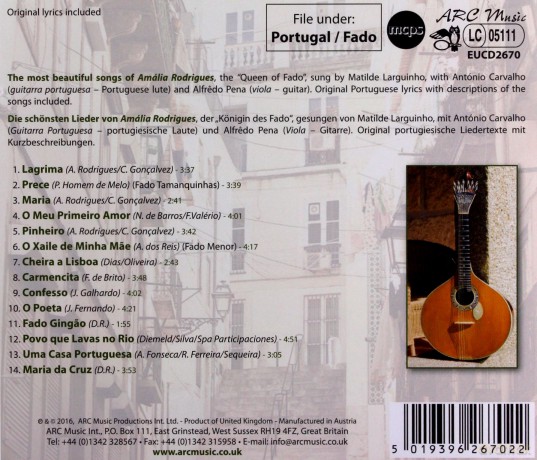 Matilde Larguinho: Best Of Fado [CD]